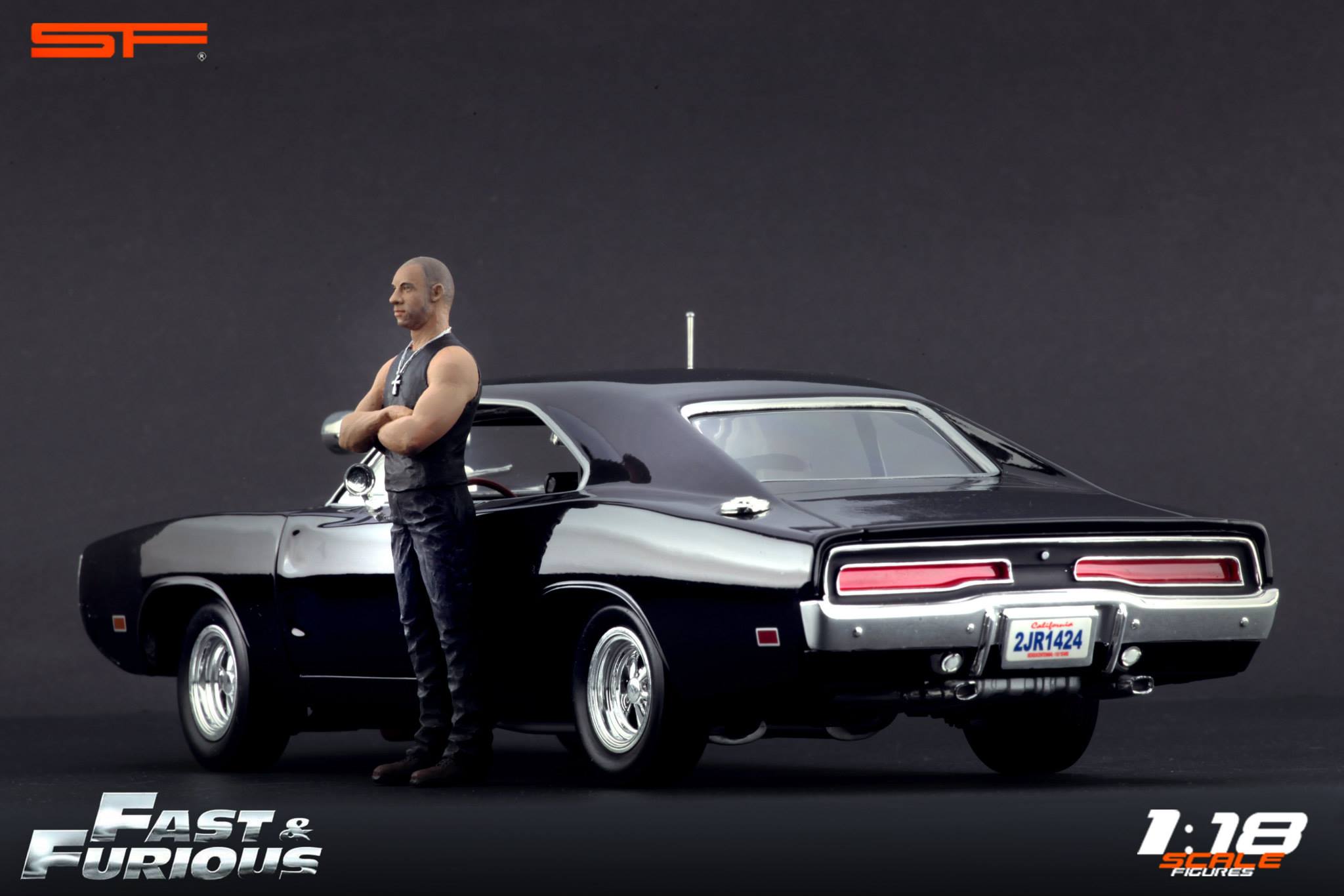 figures NO CARS !!! 1:18 Fast & Furious Paul Walker Vin Diesel VERY RARE!! 