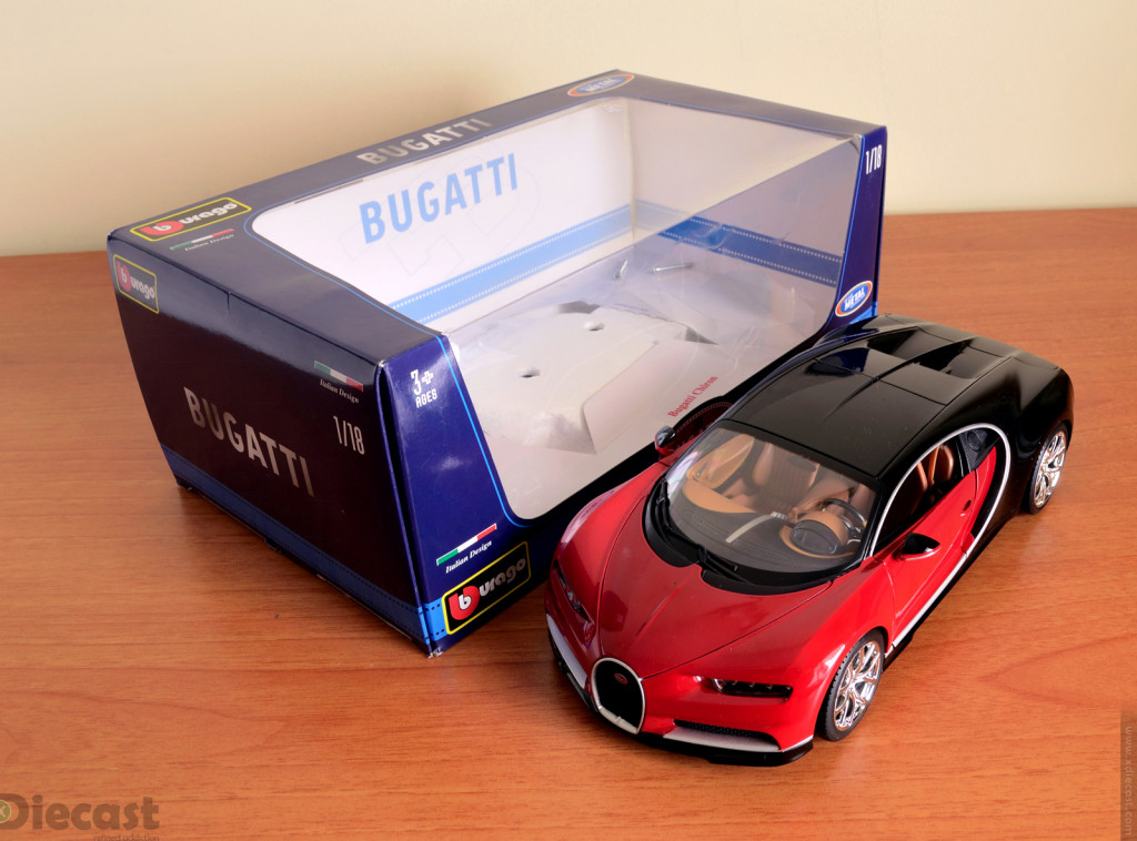 Bburago 1:18 Bugatti Chiron - Unbox