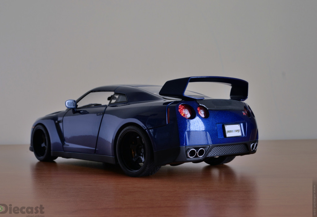 Jada Toys 1:18 Brian's Nissan GT-R R35 - Rear View