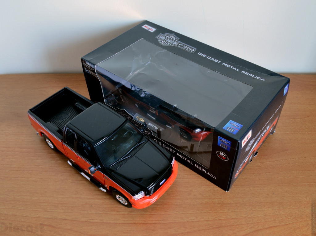 Maisto 1:18 Ford F350 Harley Davidson Edition – Unboxed