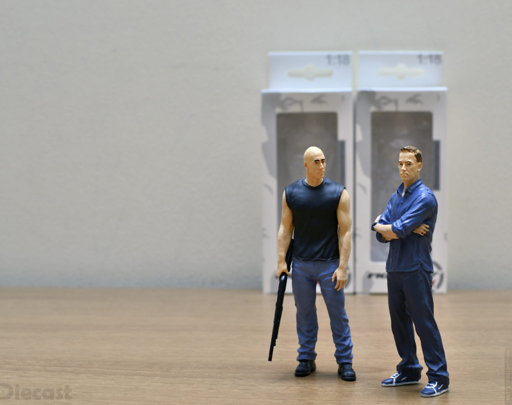 Figure Union Fast and Furious Figurines of Dom and Brian