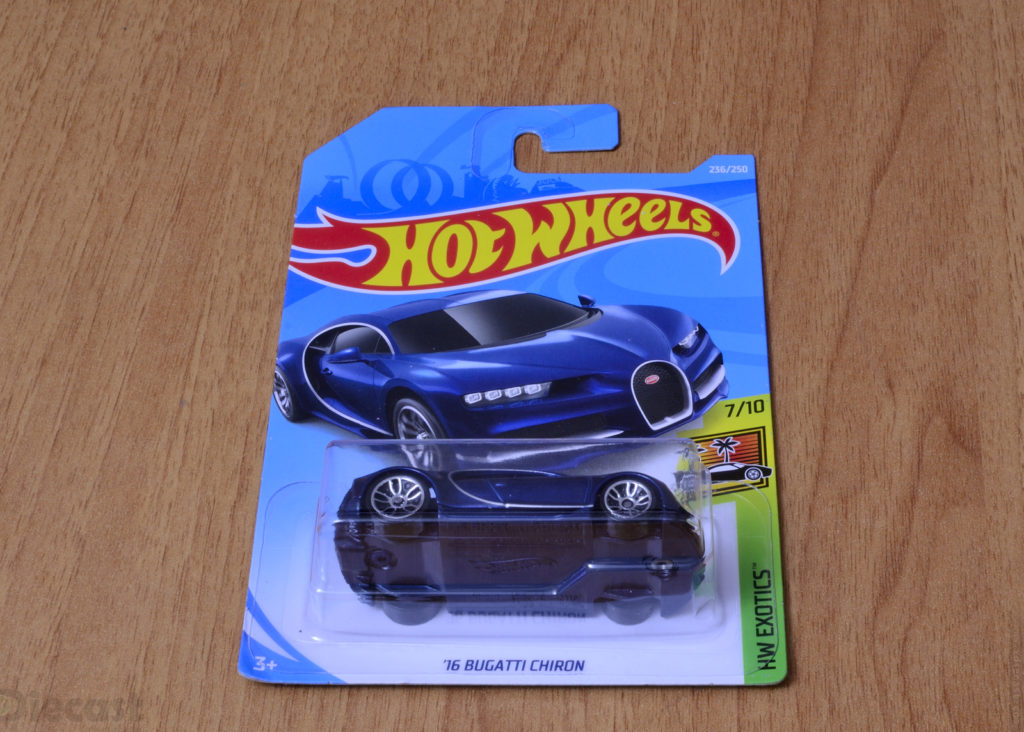 Hot Wheeels - Bugati Chiron - Package