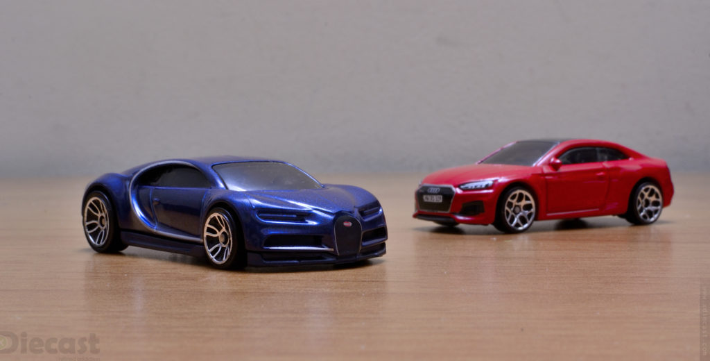 Hot Wheeels - Bugati Chiron vs Audi RS 5 Coupe