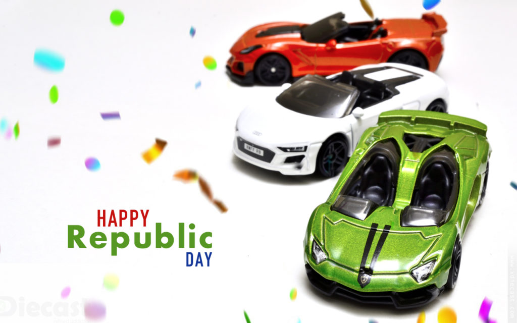 Republic Day 2021 - Diecast Car Photo Card