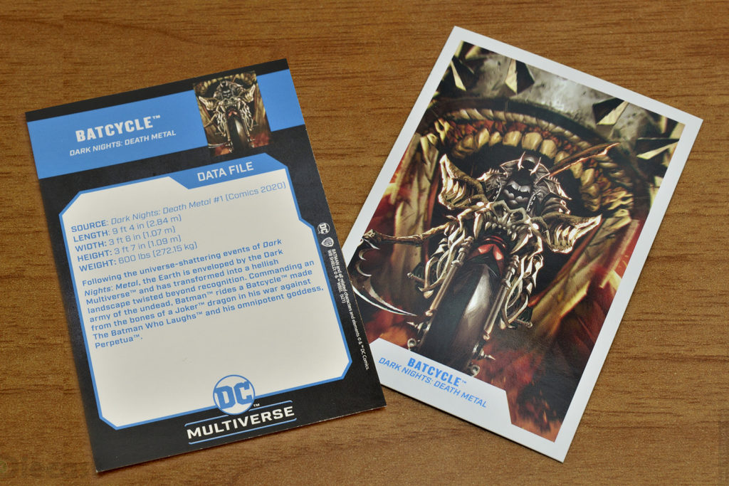 McFarlane Death Metal  Batcycle - Card