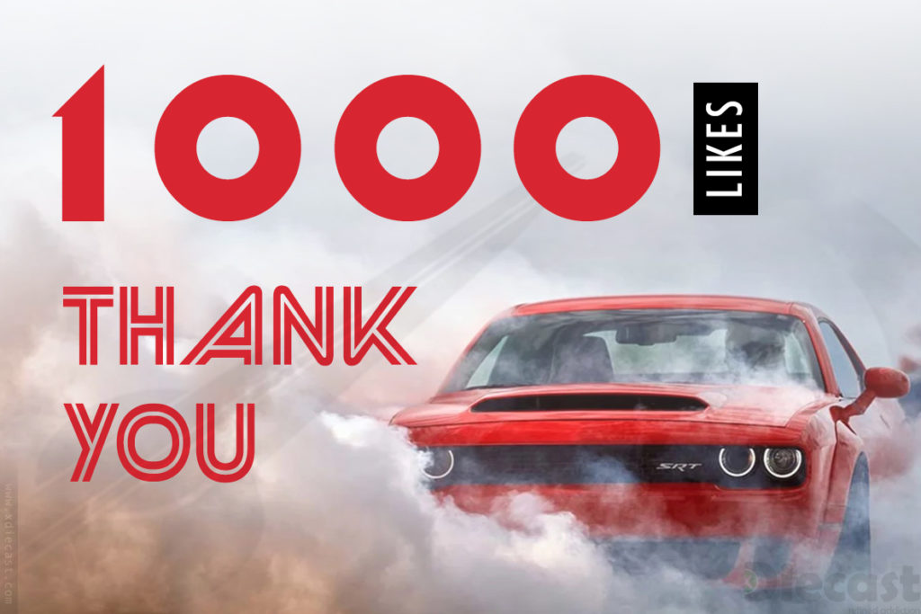Hooray! Our Facebook Page xDiecast Have Reached 1000 Likes (Giveaway Alert)