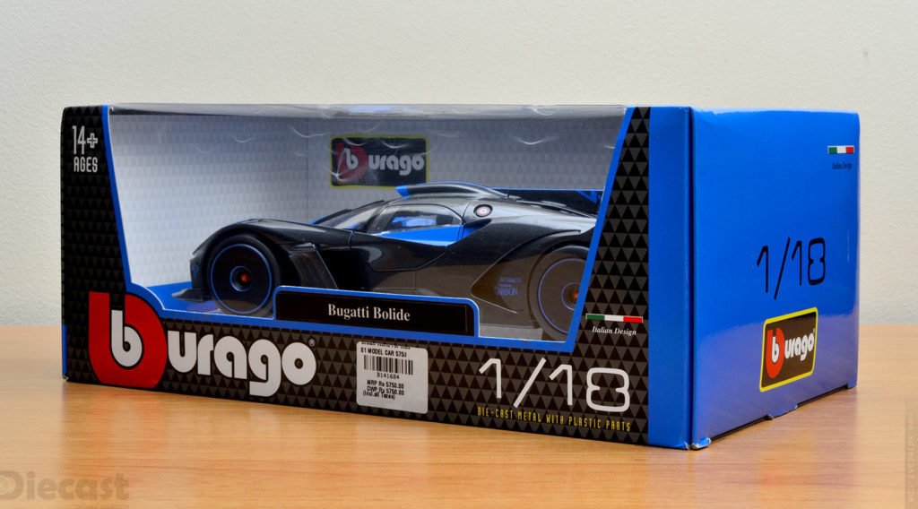 Bburago 1:18 Bugatti Bolide - Box