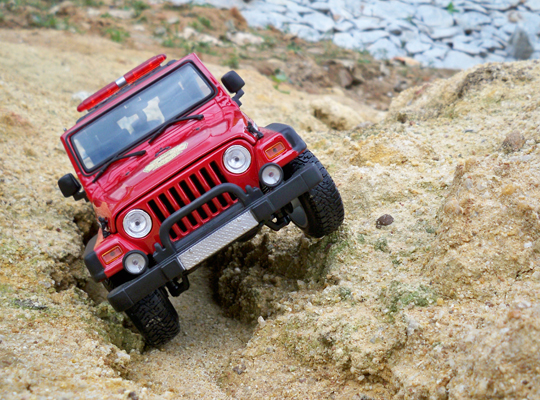2003 Jeep Wrangler Rubicon Brush Fire Unit – Maisto