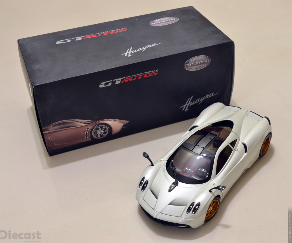Welly GT Autos 1:18 Pagani Huayra – Unboxed