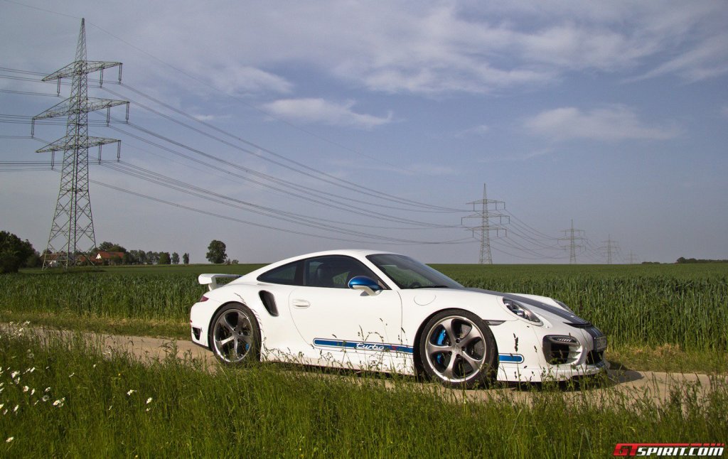 Porsche 911 Turbo S with TechArt kit in 1:18 scale from GT Spirit this June