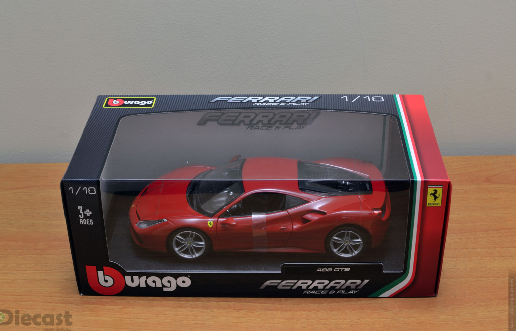 bburago ferrari 488 gtb