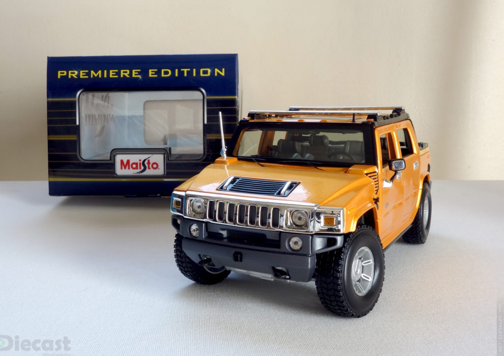 Maisto 1:18 Hummer H2 SUT – Unboxed