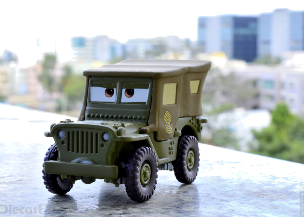 Disney Pixar Cars – Sarge’s Boot Camp Diecast Photography