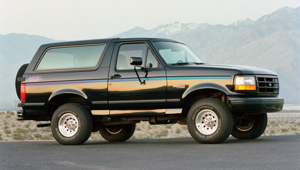 GreenLight Collectibles is Readying 1:18 scale 1992 Ford Bronco – Nite Edition