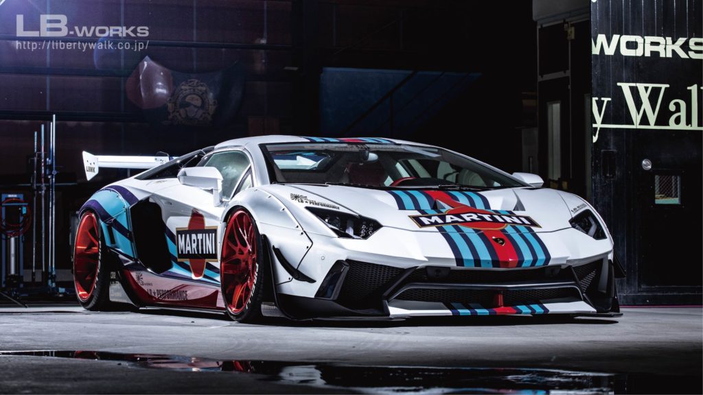 AUTOart is All Set to Launch its 1:18 Scale Liberty Walk LB-Works Lamborghini Aventador Limited Edition in Martini Livery