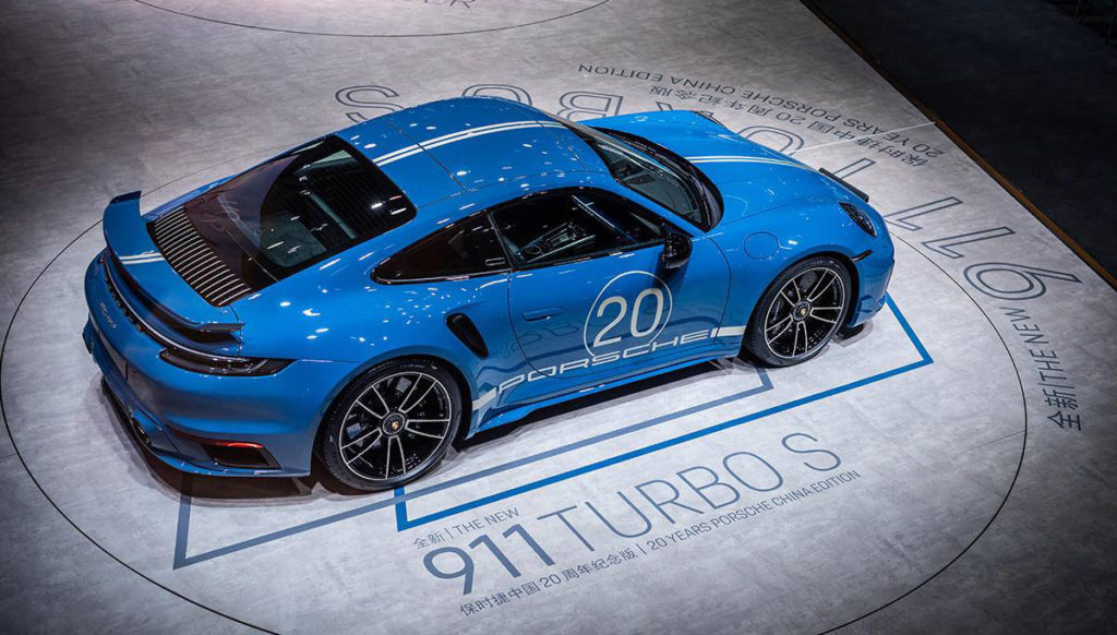 Minichamps Porsche 992 Turbo S Coupe Sport China 20th Anniversary Edition in 1:18 Scale Coming Soon