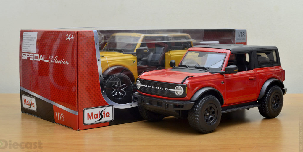 Maisto 1:18 Ford Bronco Wildtrak & Badlands 2021 – Unboxing & First Look